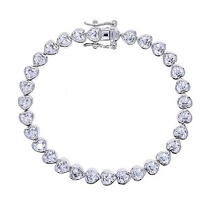 pulseira riviera cuore silver