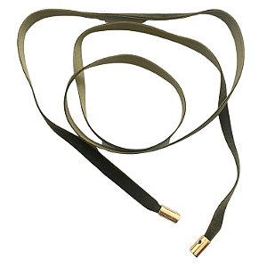 cordão velvet oliva
