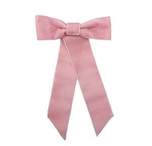 laço velvet bambina rosa
