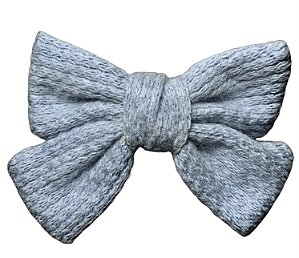 laço tricot fandom azul bebê