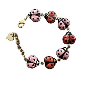 pulseira ladybug colorida