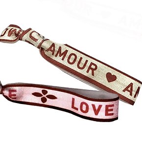 pulseiras duplinha AMOUR / LOVE LIFE