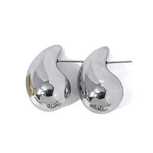 brinco gota silver
