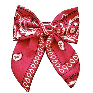 laço bandana vermelho