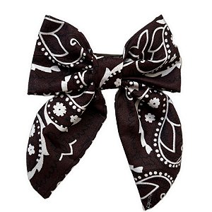 laço bandana marrom