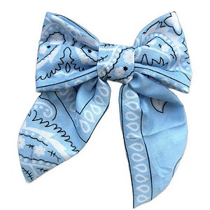laço bandana azul claro