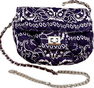 belt bag bandana purple