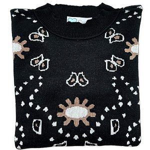 tricot love bandana black