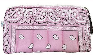 necessaire love bandana rosa