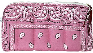 necessaire love bandana rosa chiclete