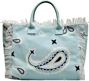 bag turquoise paisley