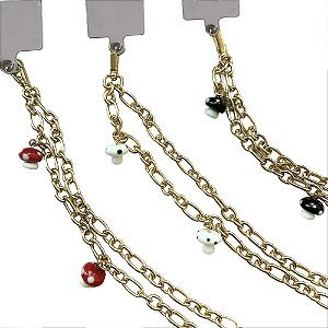 alça de celular cogumelo