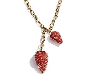 colar due fragole