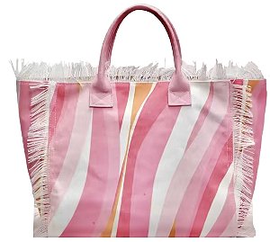 bag pink waves