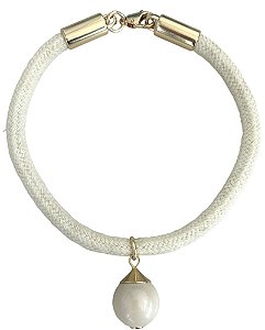 colar dot off white cordão off white