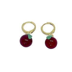 mini argola cerejinha