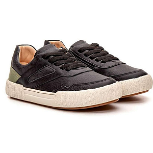 Tênis Masculino Preto/Verde - Gambo