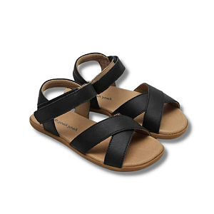Sandália Feminina Preto Tiras - Tip Toey Joey