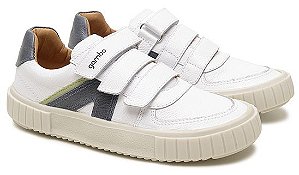 Tênis Masculino Branco/Azul/Verde - Gambo