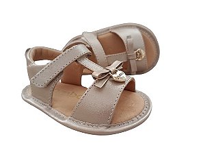 Sandália Feminina Champanhe - Gambo