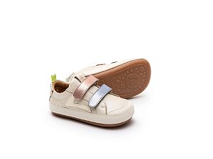 Tênis Feminino Branco/Rosa/Azul - Tip Toey Joey