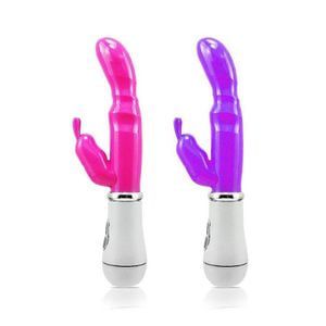 VIBRADOR JELLY COM DUPLO MOTOR 15CM ROSA