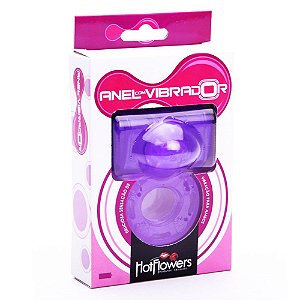 Anel Peniano Vibrador Pilha AAA HOT FLOWERS