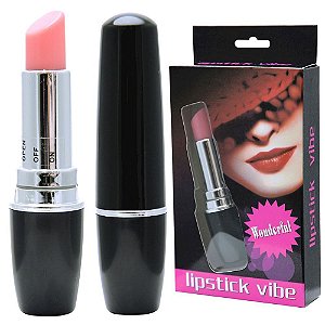 Vibrador Formato Batom Vermelho