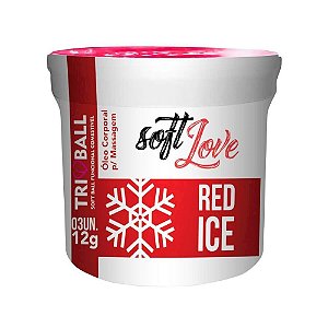 Soft Ball Triball Red Ice 12G 03 Unidades SOFT LOVE