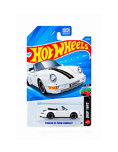 Hot Wheels Porsche 911 Turbo Cabriolet Branca – Mainline 2026