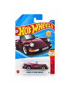 Hot Wheels Porsche 911 Turbo Cabriolet Vinho – Mainline 2025