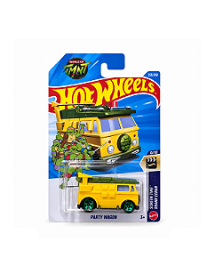 Hot Wheels TMNT Party Wagon Tartarugas Ninja Amarela - Mainline - 2026