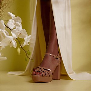 Sandália Meia Pata Salto Alto Luiza Barcelos