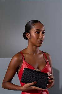 Bolsa Clutch Cristais Luiza Barcelos