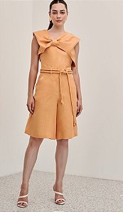 Bermuda em Linho Puro com Cinto Cordão 613 Oficial