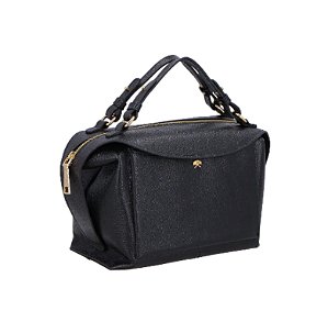 Bolsa Pequena em Couro com Bolso Frontal e Alça Dupla Luiza Barcelos
