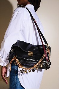 Bolsa Grande em Couro Detalhe de Alça Luiza Barcelos