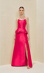 Vestido Festa Peplum Fleche D'OR