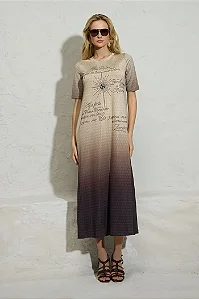 Vestido Jersey Degrade Pai Nosso Thamara Capelão