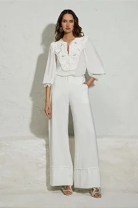 Calça Detalhe Pompom Thamara Capelão