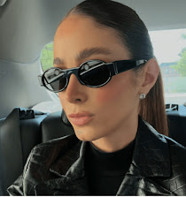 Óculos Oval Preto AcBrasil