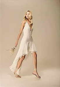 Vestido Mullet Renda Caos Moda