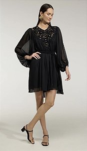 Vestido Pala Renda Thamara Capelão