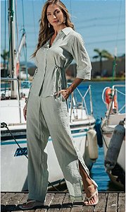 Conjunto Calça Pantalona Rogério Costa