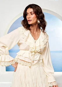 Bata com Renda Fleche D'or