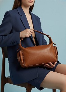 Bolsa Média Utilitária em Couro Campero Luiza Barcelos