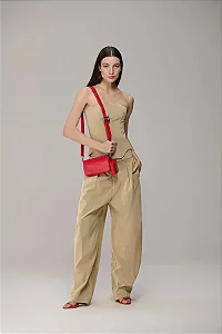 Calça Veludo Barrel Caos Moda Oficial