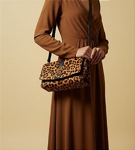 Bolsa Clutch Pequena Animal Print Luiza Barcelos