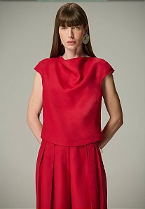 Blusa 100% Linho sem Mangas 613 Oficial