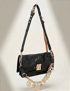 Bolsa Baguete em Couro Estonado Luiza Barcelos